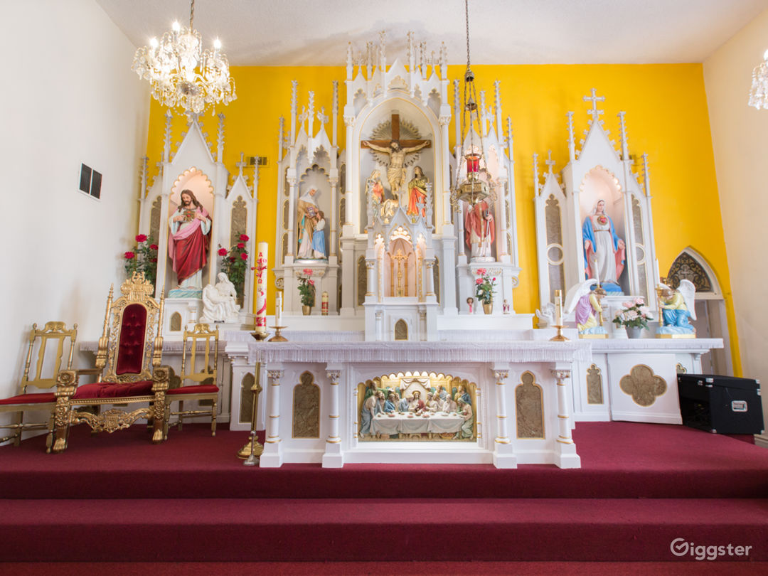  Colorful Spanish Church rented by Parish Committee 